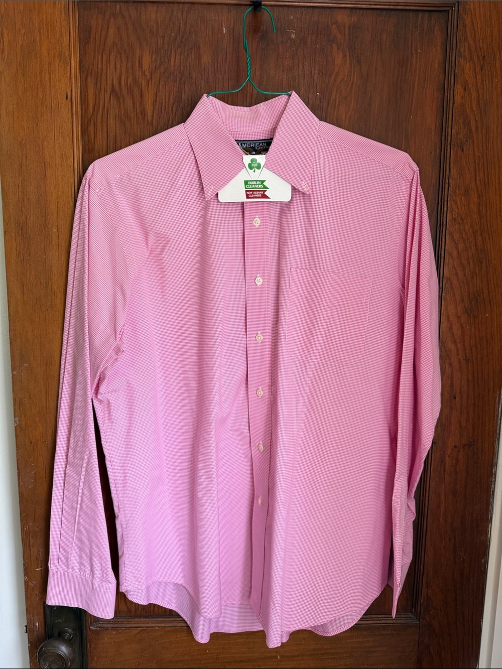 American Living Dress Shirt - Pink, Size 16, 34/35